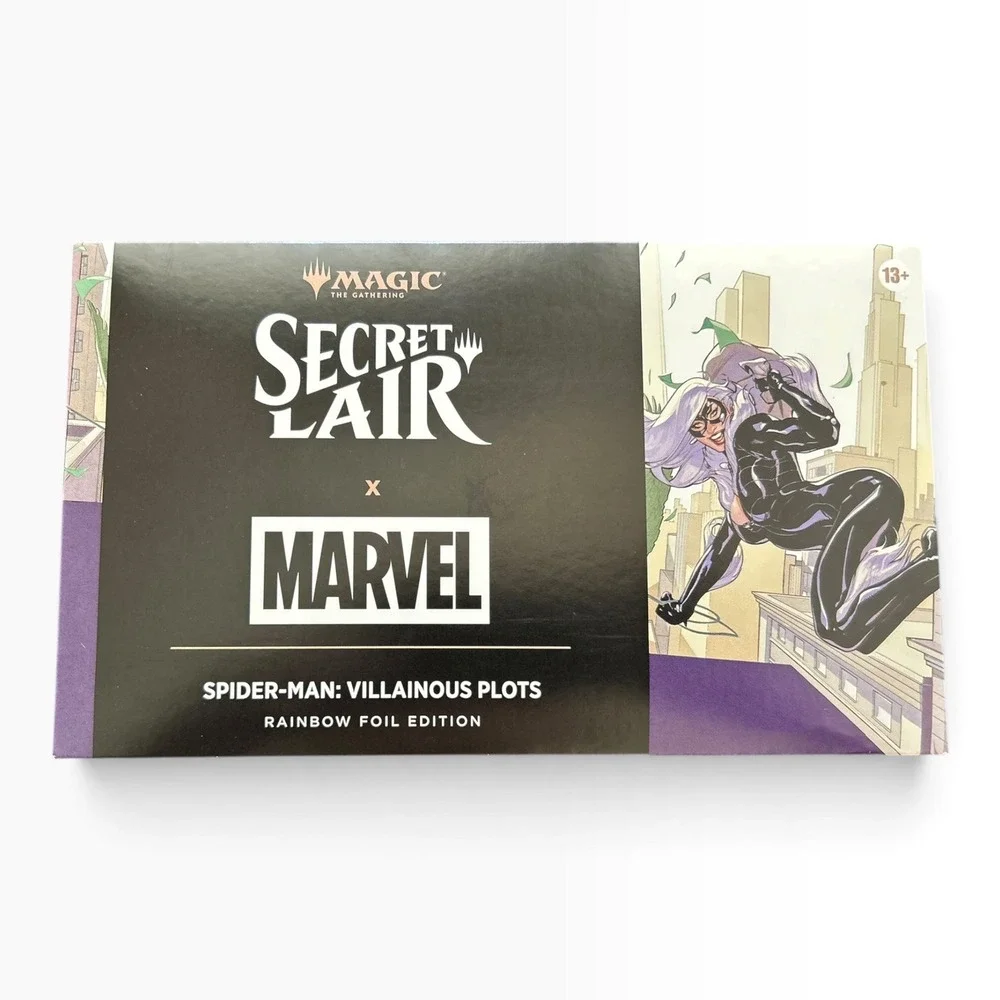 Magic The Gathering Secret Lair x Marvel Spider-Man Villainous Plots Foil NEW